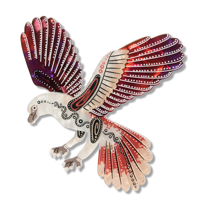 Karrkanyi Brooch | Erstwilder x Brooke Sutton. Australian Art Prints, Gifts, Fashion and Homewares. Green Door Decor. www.greendoordecor.com.au
