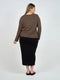 Kelly Ribbed Long Sleeve Bamboo Top | Chocolate by Lou Lou Australia. Australian Art Prints and Homewares. Green Door Decor. www.greendoordecor.com.au