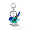 Blue Wren Keyring by Yellow Rock Decor. Australian Art Prints and Homewares. Green Door Decor. www.greendoordecor.com.au