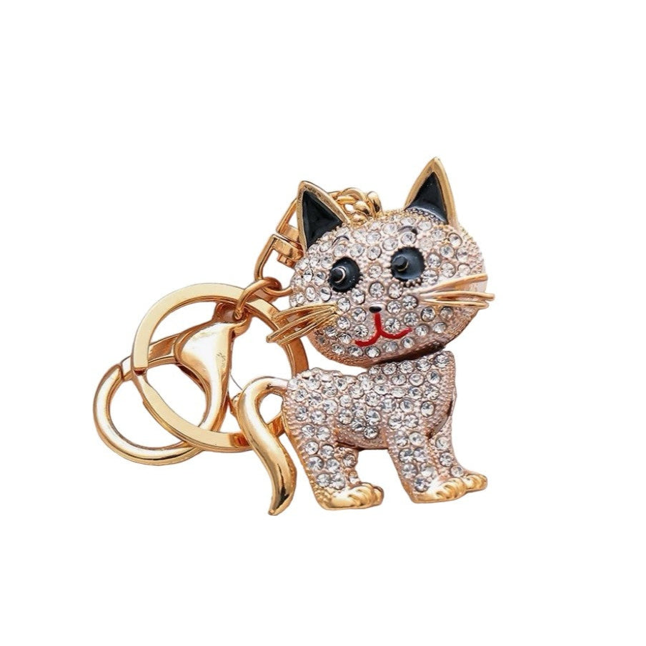 Kitty Cat Keyring by Yellow Rock Decor. Australian Art Prints and Homewares. Green Door Decor. www.greendoordecor.com.au