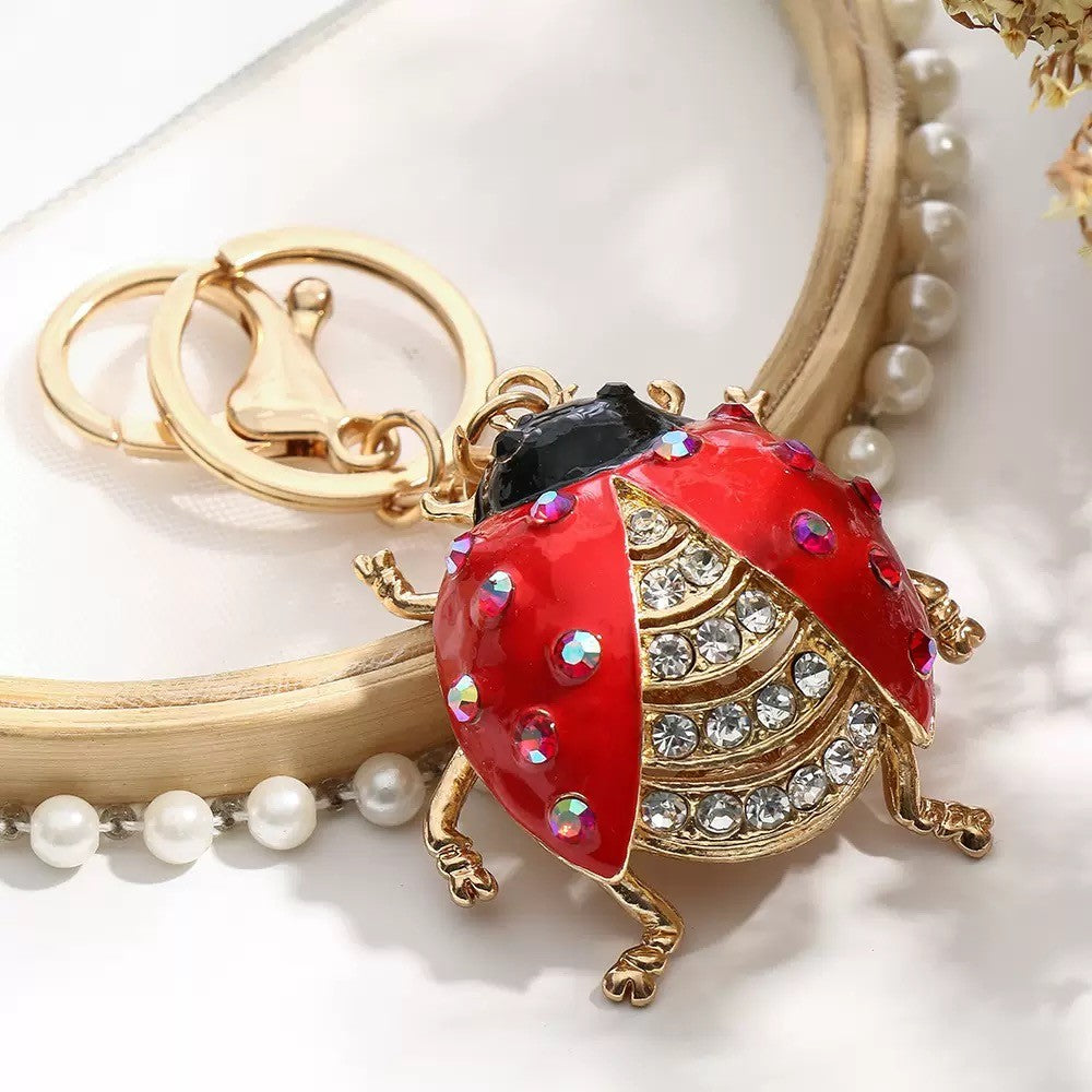 Keyring - Ladybird by Yellow Rock Decor. Australian Art Prints, Gifts, Fashion and Homewares. Green Door Decor. www.greendoordecor.com.au