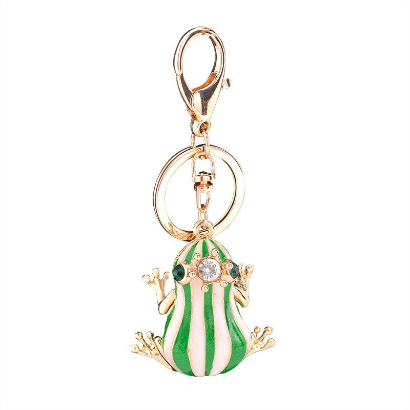 Queen Frog Keyring by Yellow Rock Decor. Australian Art Prints and Homewares. Green Door Decor. www.greendoordecor.com.au