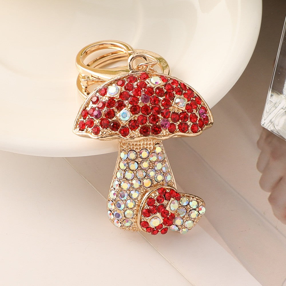 Keyring - Red Mushroom by Yellow Rock Decor. Australian Art Prints, Gifts, Fashion and Homewares. Green Door Decor. www.greendoordecor.com.au