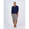 Khan Bamboo 3/4 Sleeve Collared Polo Top | Navy by Lou Lou Australia. Australian Art Prints, Gifts, Fashion and Homewares. Green Door Decor. www.greendoordecor.com.au