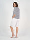 Khan Bamboo 3/4 Sleeve Collared Polo Top | Navy & White Stripe by Lou Lou Australia. Australian Art Prints, Gifts, Fashion and Homewares. Green Door Decor. www.greendoordecor.com.au