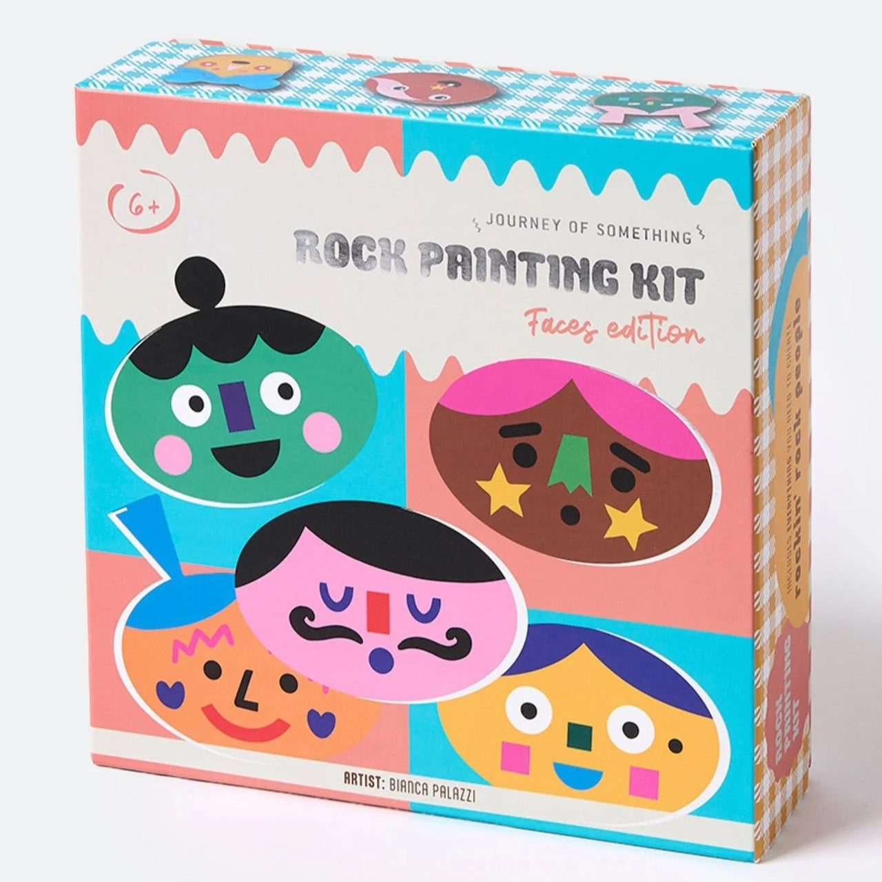 Kids Rock Painting Kit - Cool Faces by Journey of Something. Australian Art Prints and Homewares. Green Door Decor. www.greendoordecor.com.au