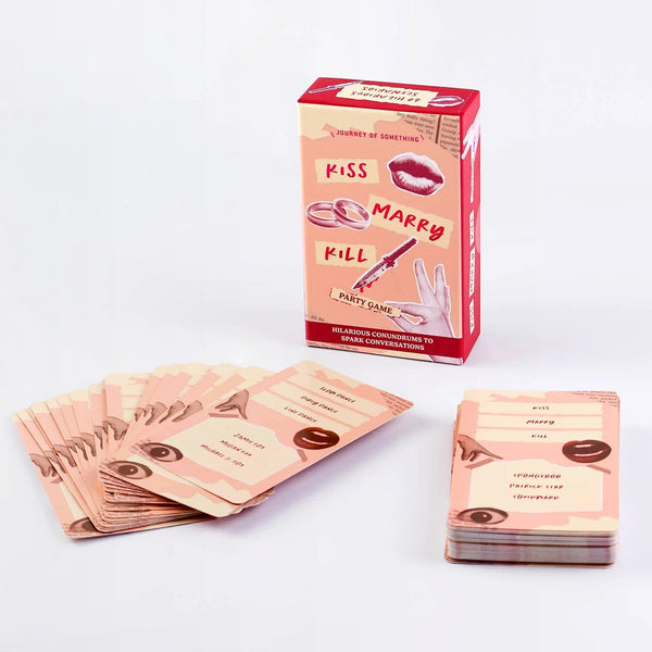 Kiss Marry Kill Cards by Journey Of Something. Australian Art Prints and Homewares. Green Door Decor. www.greendoordecor.com.au