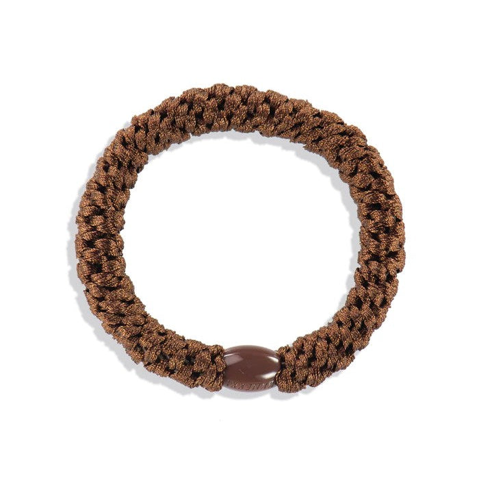KKNEKKI Original Hair Tie | Mid Brown by KKNEKKI. Australian Art Prints, Gifts, Fashion and Homewares. Green Door Decor. www.greendoordecor.com.au