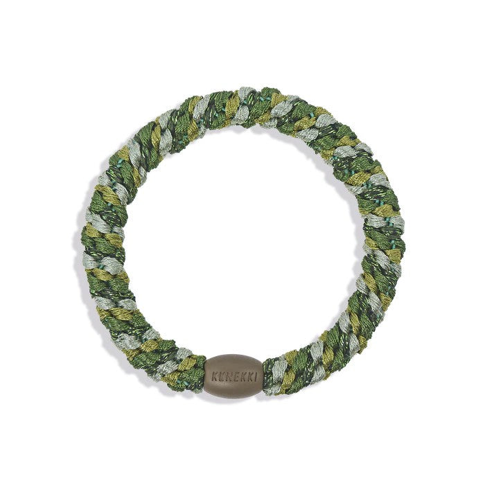 KKNEKKI Original Hair Tie | Mix Green Wood by Kknekki. Australian Art Prints, Gifts, Fashion and Homewares. Green Door Decor. www.greendoordecor.com.au