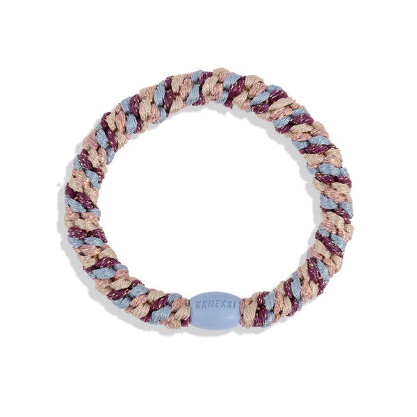 KKNEKKI Original Hair Tie | Mix Light Blue Grape Glitter by Kknekki. Australian Art Prints, Gifts, Fashion and Homewares. Green Door Decor. www.greendoordecor.com.au
