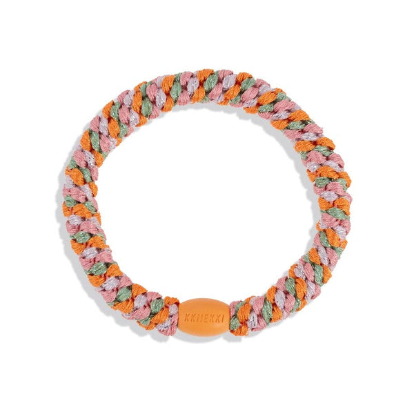KKNEKKI Original Hair Tie | Orange Pistachio Glitter. Australian Art Prints, Gifts, Fashion and Homewares. Green Door Decor. www.greendoordecor.com.au