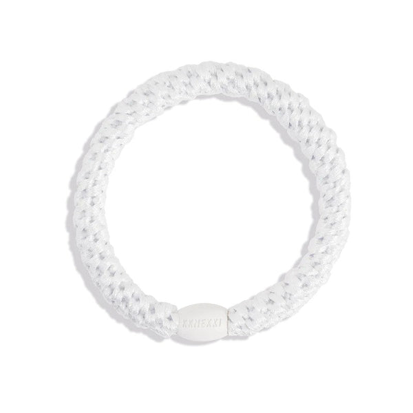KKNEKKI Original Hair Tie | White. Australian Art Prints, Gifts, Fashion and Homewares. Green Door Decor. www.greendoordecor.com.au