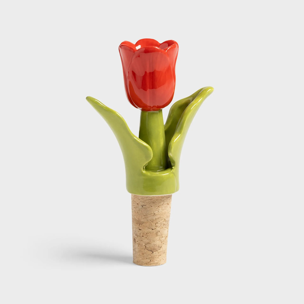 Klevering | Bottle Stopper - Tulip Red by French Bazaar. Australian Art Prints and Homewares. Green Door Decor. www.greendoordecor.com.au