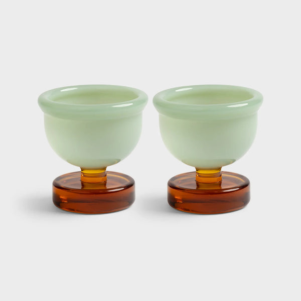 Klevering | Egg Holder Cantine Amber - Set of 2 by Klevering, French Bazaar. Australian Art Prints, Gifts, Fashion and Homewares. Green Door Decor. www.greendoordecor.com.au