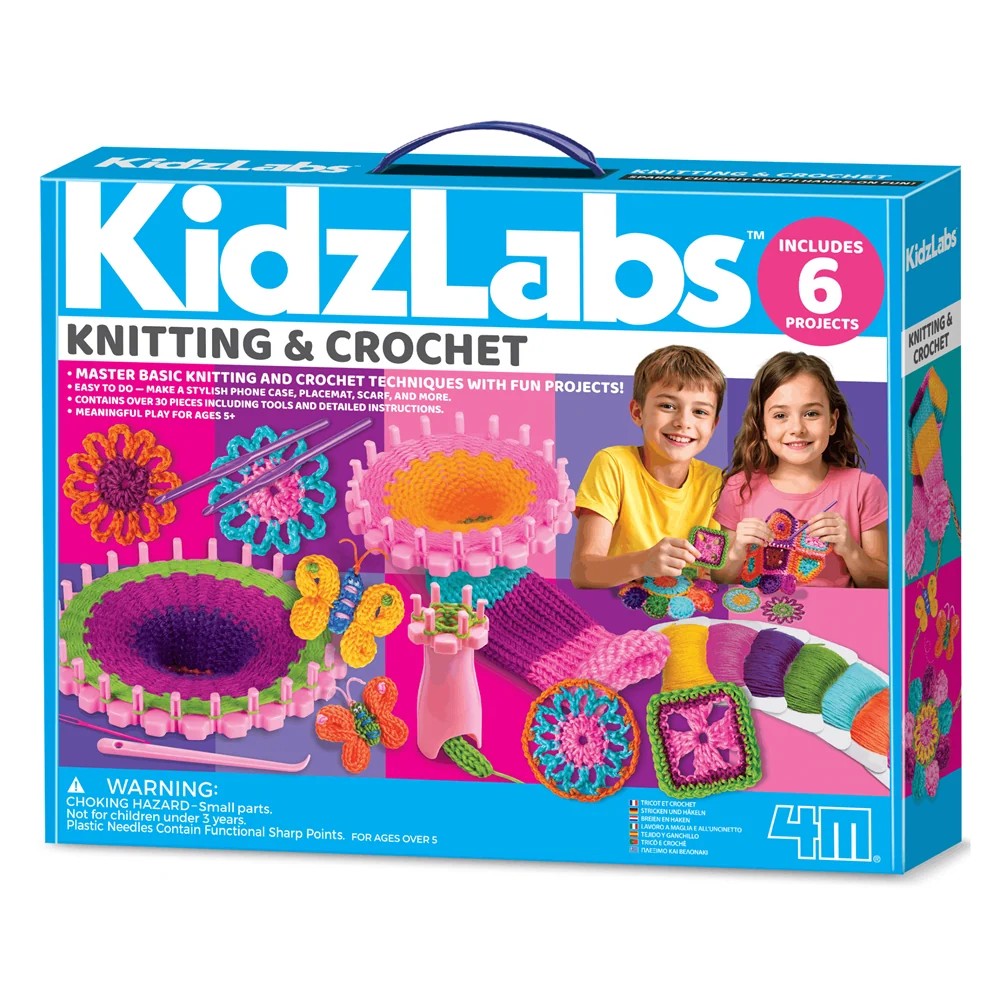 Knitting & Crochet | 4M - STEAM Powered Kids. Australian Art Prints, Gifts, Fashion and Homewares. Green Door Decor. www.greendoordecor.com.au