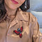 Kurri Kurri Marrpu Brooch | Erstwilder x Brooke Sutton. Australian Art Prints, Gifts, Fashion and Homewares. Green Door Decor. www.greendoordecor.com.au