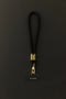 LOOP Phone Strap | Black With Gold Hardware by Klipsta. Australian Art Prints and Homewares. Green Door Decor. www.greendoordecor.com