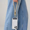 LOOP Phone Strap | Tan With Gold Hardware by Klipsta. Australian Art Prints and Homewares. Green Door Decor. www.greendoordecor.com