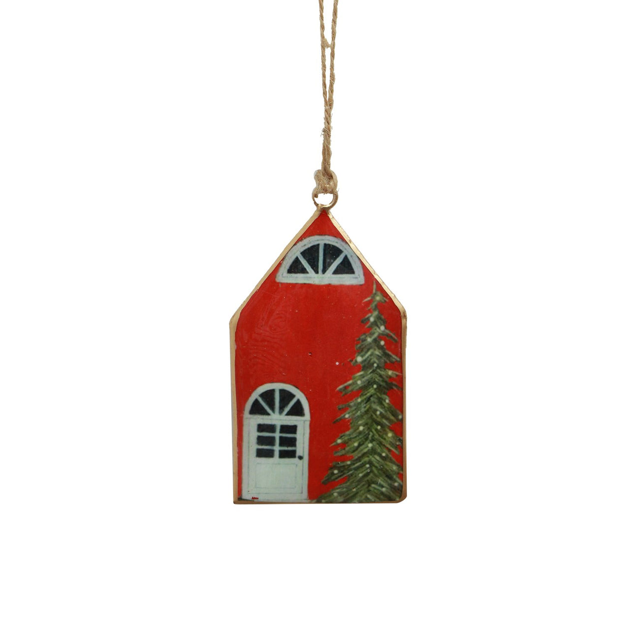 Red House | Christmas Hanging Decoration by French Country Collections. Australian Art Prints and Homewares. Green Door Decor. www.greendoordecor.com.au