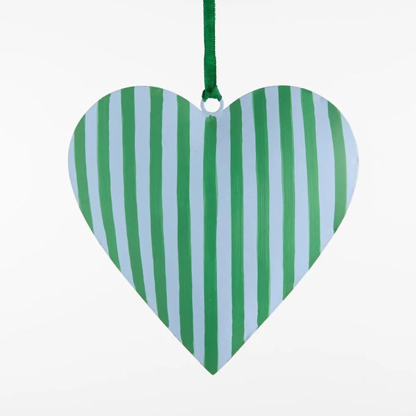 La Dolce Vita Heart Tree Decoration - Large Green | Christmas Hanging Decorations by Florabelle. Australian Art Prints and Homewares. Green Door Decor. www.greendoordecor.com.au