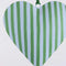 La Dolce Vita Heart Tree Decoration - Large Green | Christmas Hanging Decorations by Florabelle. Australian Art Prints and Homewares. Green Door Decor. www.greendoordecor.com.au