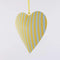 La Dolce Vita Heart Tree Decoration - Large Yellow | Christmas Hanging Decorations