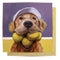Greeting Card | Labrador Tennis by La La Land. Australian Art Prints, Fashion and Homewares. Green Door Decor. www.greendoordecor.com.au