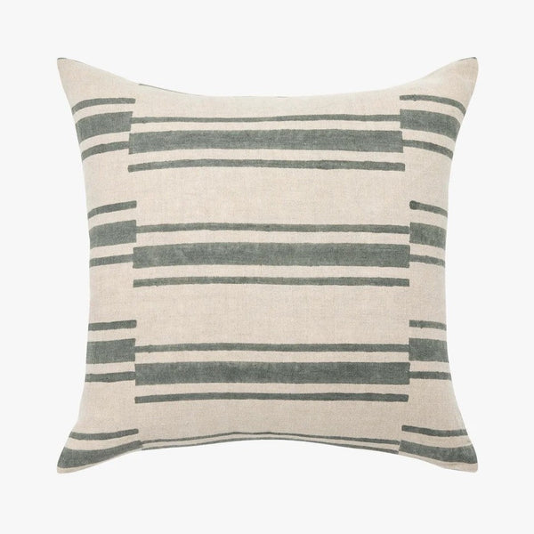 'Lagos Jade' Square Cushion (50cm) by L&M Home. Australian Art Prints and Homewares. Green Door Decor. www.greendoordecor.com.au