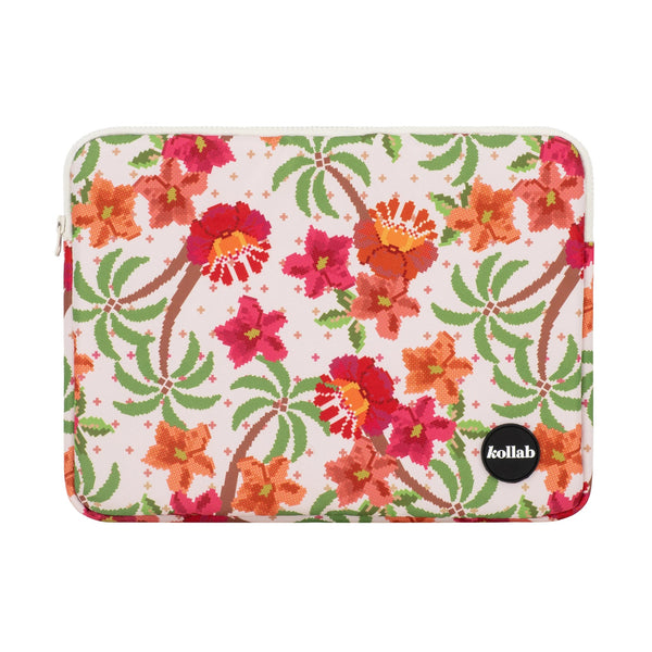 Laptop Case | Hibiscus Retreat by Kollab. Australian Art Prints, Gifts, Fashion and Homewares. Green Door Decor. www.greendoordecor.com.au