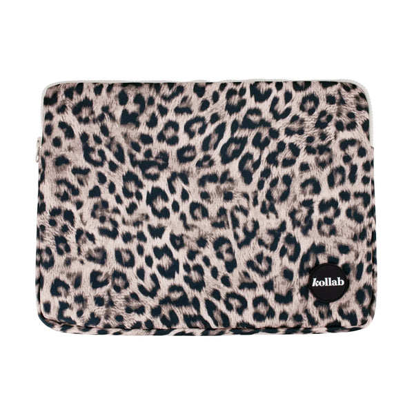 Laptop Case | Leopard by Kollab. Australian Art Prints, Gifts, Fashion and Homewares. Green Door Decor. www.greendoordecor.com.au