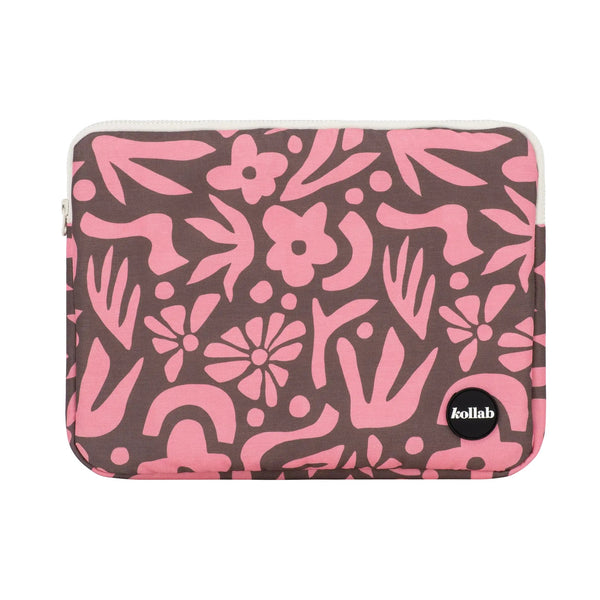Laptop Case | Peach Bloom by Kollab. Australian Art Prints, Gifts, Fashion and Homewares. Green Door Decor. www.greendoordecor.com.au