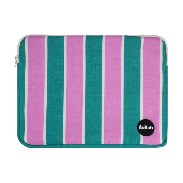 Laptop Case | Spring Stripe by Kollab. Australian Art Prints and Homewares. Green Door Decor. www.greendoordecor.com.au