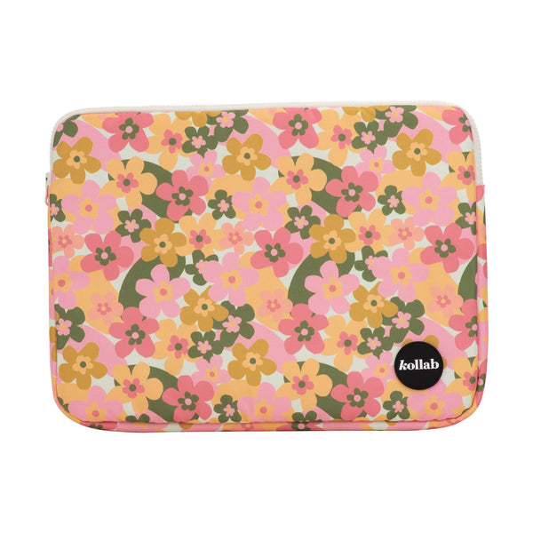 Laptop Case | Sunshine Petals by Kollab. Australian Art Prints, Gifts, Fashion and Homewares. Green Door Decor. www.greendoordecor.com.au