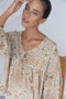 Lara Blouse | Almond Print by Humidity Lifestyle. Australian Art Prints, Gifts, Fashion and Homewares. Green Door Decor. www.greendoordecor.com.au
