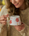 Large Handled Mug | Flower Garden | Barbara by Robert Gordon. Australian Art Prints, Gifts, Fashion and Homewares. Green Door Decor. www.greendoordecor.com.au