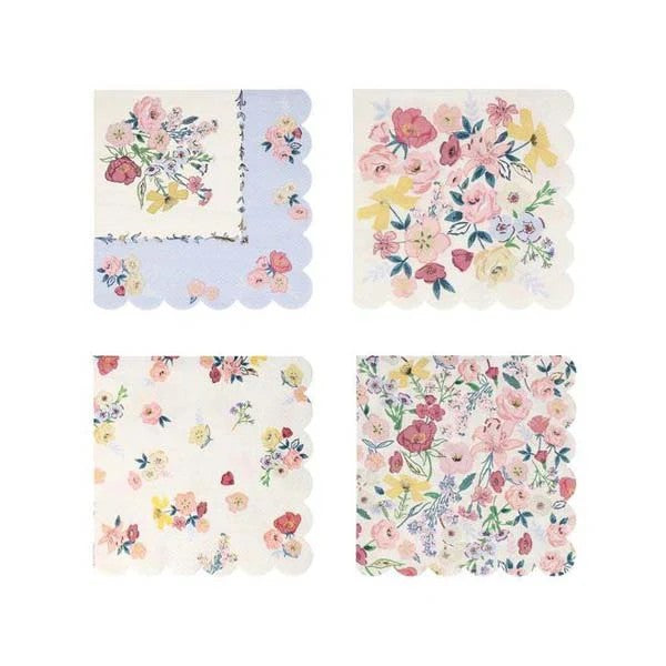 Small Napkin Pack | English Garden by Meri Meri. Australian Art Prints and Homewares. Green Door Decor. www.greendoordecor.com.au