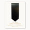 Leatherette Bookmark | Black by Bespoke Letterpress. Australian Art Prints, Gifts, Fashion and Homewares. Green Door Decor. www.greendoordecor.com.au