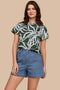'Let's Be Fronds' Tee by Frock Me Out. Australian Art Prints and Homewares. Green Door Decor. www.greendoordecor.com.au
