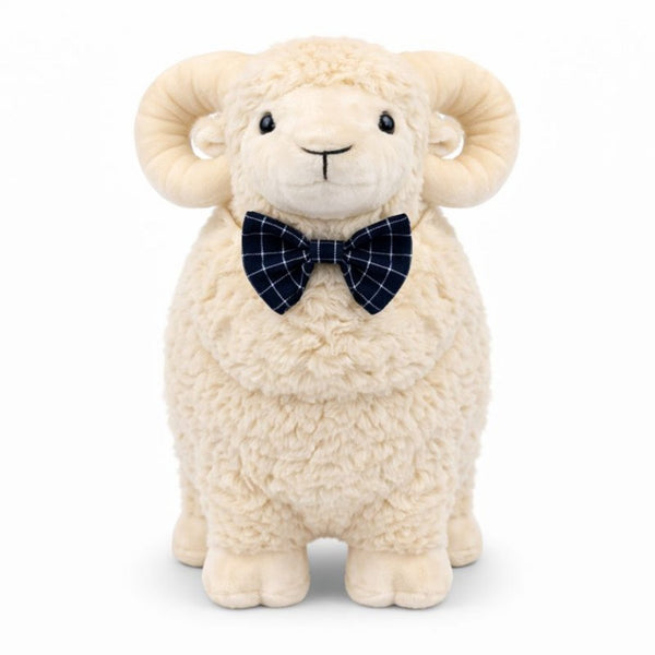 'Liam the Ram' Soft Toy by Lily & George. Australian Art Prints, Gifts, Fashion and Homewares. Green Door Decor. www.greendoordecor.com.au