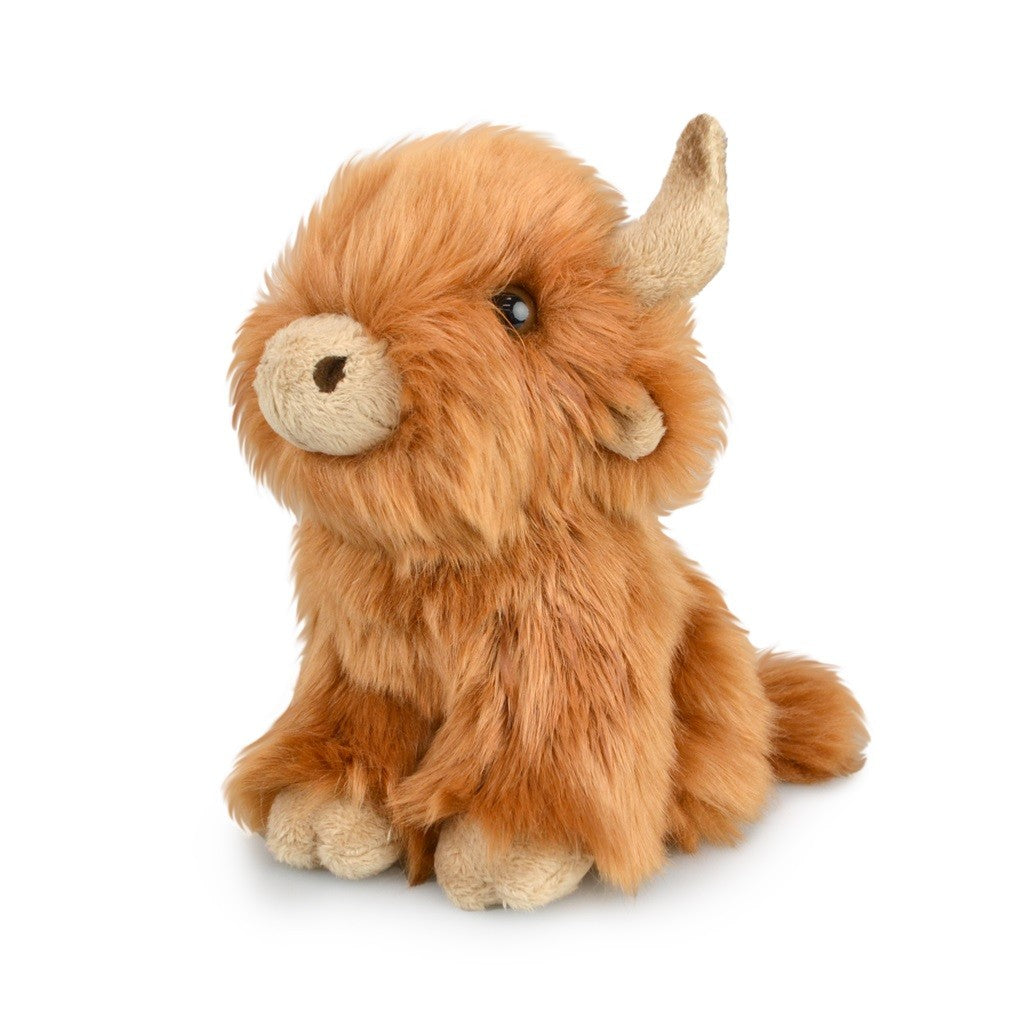 Lil Friends Highland Cow | 18cm by Korimco. Australian Art Prints, Gifts, Fashion and Homewares. Green Door Decor. www.greendoordecor.com.au