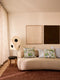 Linen Cushion (50cm) | Lilas Blue by Bonnie and Neil. Australian Art Prints, Fashion and Homewares. Green Door Decor. www.greendoordecor.com.au