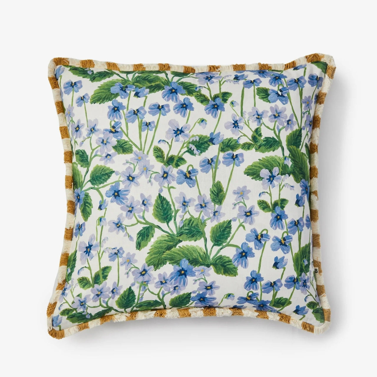 Linen Cushion (50cm) | Lilas Blue by Bonnie and Neil. Australian Art Prints, Fashion and Homewares. Green Door Decor. www.greendoordecor.com.au