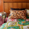 'Lina' Cotton Standard Pillowcase Set | Marigold by Sage and Clare. Australian Art Prints, Gifts, Fashion and Homewares. Green Door Decor. www.greendoordecor.com.au