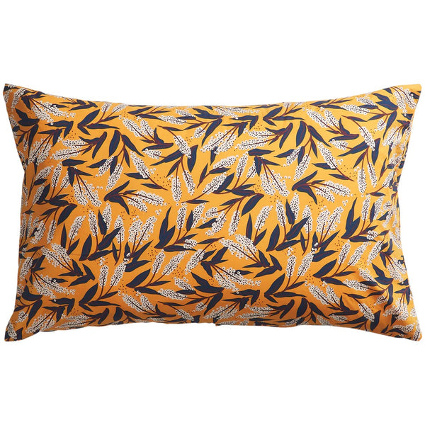 'Lina' Cotton Standard Pillowcase Set | Marigold by Sage and Clare. Australian Art Prints, Gifts, Fashion and Homewares. Green Door Decor. www.greendoordecor.com.au