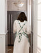 Linen Apron | Hydrangea by Bespoke Letterpress. Australian Art Prints, Gifts, Fashion and Homewares. Green Door Decor. www.greendoordecor.com.au