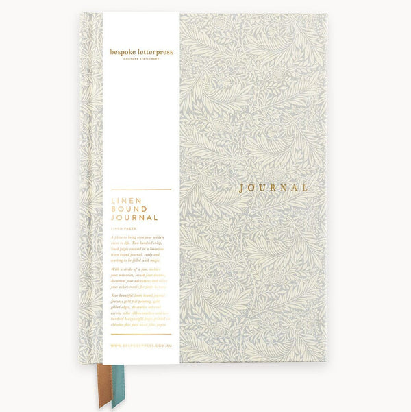 Linen Bound Journal (Lined) | Dune Thicket by Bespoke Letterpress. Australian Art Prints, Fashion and Homewares. Green Door Decor. www.greendoordecor.com.au