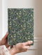Linen Bound Journal (Bullet) | Summer Perennials by Bespoke Letterpress. Australian Art Prints, Fashion and Homewares. Green Door Decor. www.greendoordecor.com.au