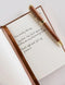 Linen Bound Pocket Journal (Lined) | Mocha by Bespoke Letterpress. Australian Art Prints, Gifts, Fashion and Homewares. Green Door Decor. www.greendoordecor.com.au