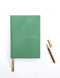 'Fern Green' Linen Bound Journal by Bespoke Letterpress. Australian Art Prints and Homewares. Green Door Decor. www.greendoordecor.com.au