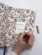 'Huckleberry' Linen Bound Journal by Bespoke Letterpress. Australian Art Prints and Homewares. Green Door Decor. www.greendoordecor.com.au